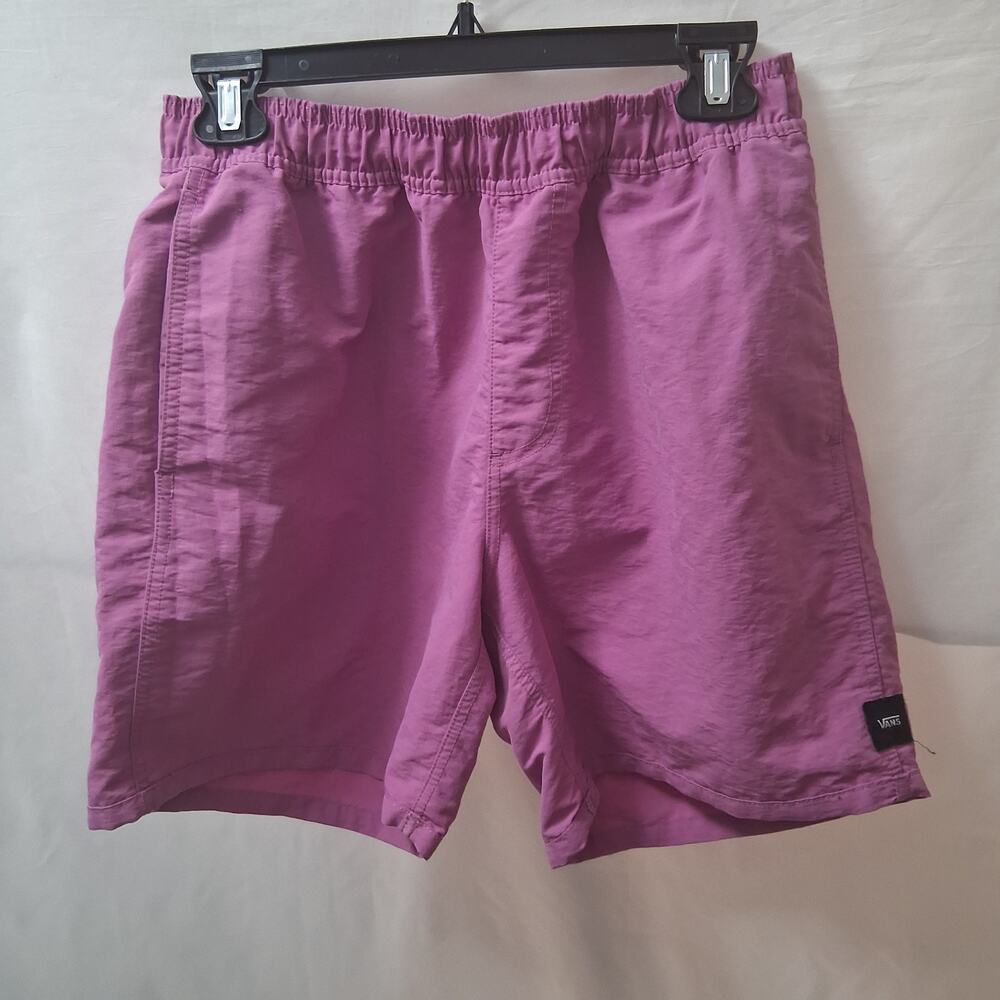 Vans Magenta Elastic Waist Multi-Functional Short Casual Street Volley Board-M
